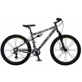 Pacific Outdoors Game Stalker Dual-Suspension Mountain Bike (26-Inch Wheels)