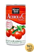 (お徳用ボックス) ミニッツメイド アセロラ 190g缶×30本