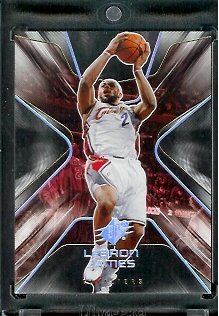 2006-07 Upper Deck SPX #15 LeBron James Cleveland Cavaliers Basketball Card - Mint Condition - In Protective Display Case