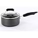 Hamilton Beach 92009 Aluminum Nonstick Elite 2 Quart Covered Sauce Pan, Black