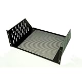 Penn Elcom R1194/3UVK VENTED RACK SHELF 3U Black STEEL