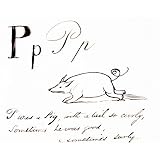 The letter P, by Edward Lear (Print On Demand)