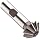 Niagara Cutter CH126 Single Angle Shank Type Chamfering Cutter, High Speed Steel, Uncoated (Bright), Weldon Shank, 45 Degree Angle, 1" Cutter Diameter, 10 Tooth, 5/16" Width