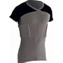 McDavid Adult HexPad 3 Pad Short Sleeve Rib Shirt - White Large