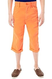 Pure Cotton Tapered Leg Twill Shorts
