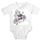 Onesie with poodle, bike, sport, dog, cycling, bicycle, animal, riding