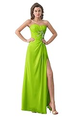 Sexy Sweetheart Sleeveless Cocktail Floor Length Chiffon Ruched Lace Beaded Evening Dress/Prom Dress/Party Dress/Wedding Dress 