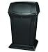 Rubbermaid Commercial 9171-88 45 Gallon Ranger Waste Container with 2 Doors, Square, 24-7/8" Width x 24-7/8" Depth x 41-1/2" Height, Black