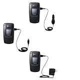 Deluxe Kit for the Samsung SGH-E780 includes a USB cable with Car and Wall Charger - Gomadic Brand w/ TipExchange Technology