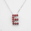 Necklace With 3.30ctw Genuine Garnets Made of 925 Sterling silver. Total item weight 5.5g Length 16in