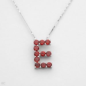 Necklace With 3.30ctw Genuine Garnets Made of 925 Sterling silver. Total item weight 5.5g Length 16in