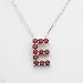 Necklace With 3.30ctw Genuine Garnets Made of 925 Sterling silver. Total item weight 5.5g Length 16in