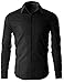 FLATSEVEN Men's Casual Button Down Shirt