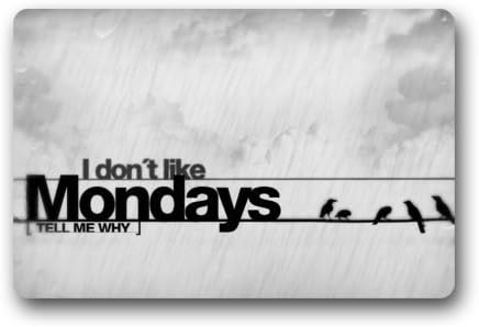 High Grade I Hate Mondays Doormats Door Mat 23.6"(L) x 15.7"(W) Cheapest