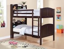 Big Sale Coaster Parker Bookcase Twin over Twin Bunk Bed