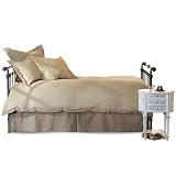 Iron & Brass Sleigh Daybed, Wrought And Antique Brass, From Charles P. Rogers