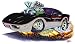 24 *Firebreather* 1977-79 Chevy Corvette cartoon Car Wall Graphic color Decal Sticker Home Game Kids Room Garage Man Cave Decor NEW !!