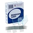 72 Blank Microscope Slides and 100 Square Cover Glass