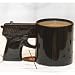 Hand Gun Shaped Novelty Coffee Mug - Ceramic 12 oz