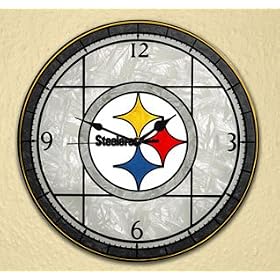 Pittsburgh STEELERS Deluxe ART GLASS 12