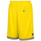 Nike Michigan Wolverines Gold Replica Shorts
