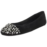 Joe's Jeans Women's Sienna II Ballet Flat,Black Suede,8 M US