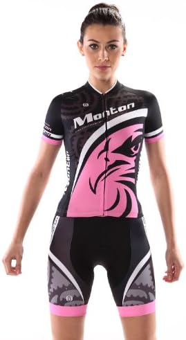 Monton Falcon Pink Women Short Jersey and Pant/short Set (XXL)
