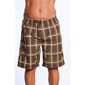 Alki'i Men's Boardshorts - Plaid Print