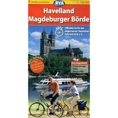ADFC-Radtourenkarte 08. Havelland / Magdeburger B�rde 1 : 150 000