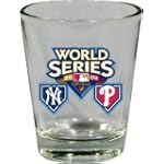 New York Yankees vs Philadelphia Phillies 2009 World Series Shot Glass