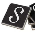 Marble Coaster Set S - Black