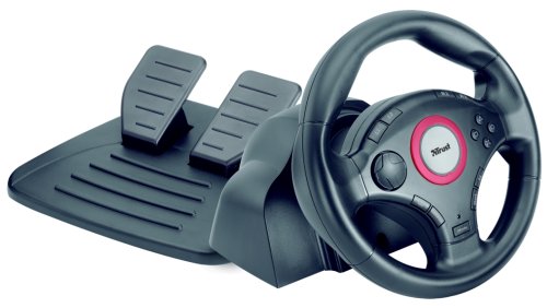 Trust Compact Vibration Feedback Steering Wheel GM-3200 (PC/PS2)