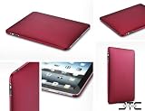 CTCStore Polycarbonate Crystal Protective Slim Fit Snap-On Cover for APPLE iPad wtih FREE SCREEN PROTECTOR - RED