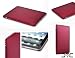 CTCStore Polycarbonate Crystal Protective Slim Fit Snap-On Cover for APPLE iPad wtih FREE SCREEN PROTECTOR - RED