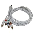 Komponentenkabel YUV / HD AV Kabel f�r die Nintendo Wii Konsole weiss