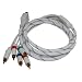Komponentenkabel YUV / HD AV Kabel f�r die Nintendo Wii Konsole weiss