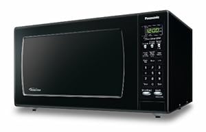 Panasonic NN-SN733B Sensor Microwave Oven with Inverter Technology, 1.6 Cubic Feet, Black