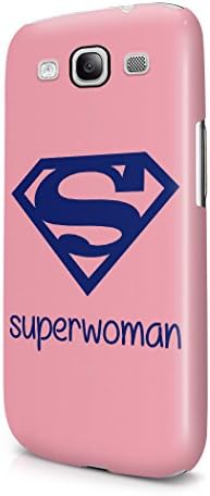 Superwoman Supergirl Pink Hard Plastic Samsung Galaxy S3 Phone Case Cover