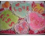 Conversation Heart Homemade Sugar Cookies