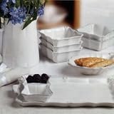 Casafina Vintage Port White Rectangular Baker Large 13