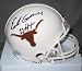 Earl Campbell Texas Longhorns NCAA Hand Signed Mini Football Helmet with 77 HT Inscription
