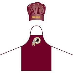 NFL Washington Redskins Chef Hat and Apron Set