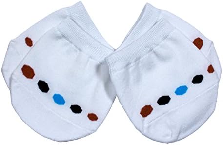 2 Pair Pack, White Slipon Half Socks