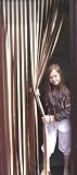 Caravan/RV Door Curtain,Bug Blind,Fly Blind,Strip Blind-COFFEE & CREAM