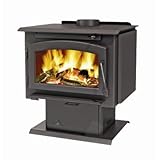 Timberwolf 2100/EP20P 2100 Economizer EPA Wood Burning Stove with Pedestal Base