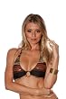 Myan Gold:Sexy Ring Halter Bikini top