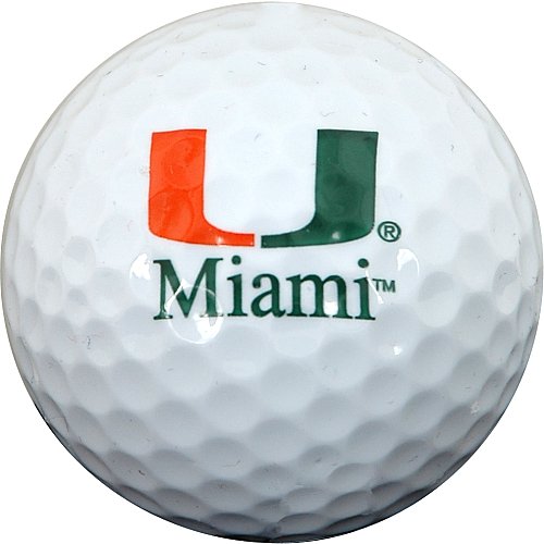 Team Effort Miami, Florida Hurricanes Golf Ball 3 Pack