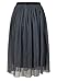 DEARCASE Women's Tutu Ballet Sheer Ruffle Mesh Tulle Overlay Skirt
