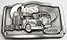 Peterbilt Truck Pewter Belt Buckle