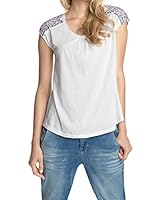 Esprit Camiseta Manga Corta (Blanco)